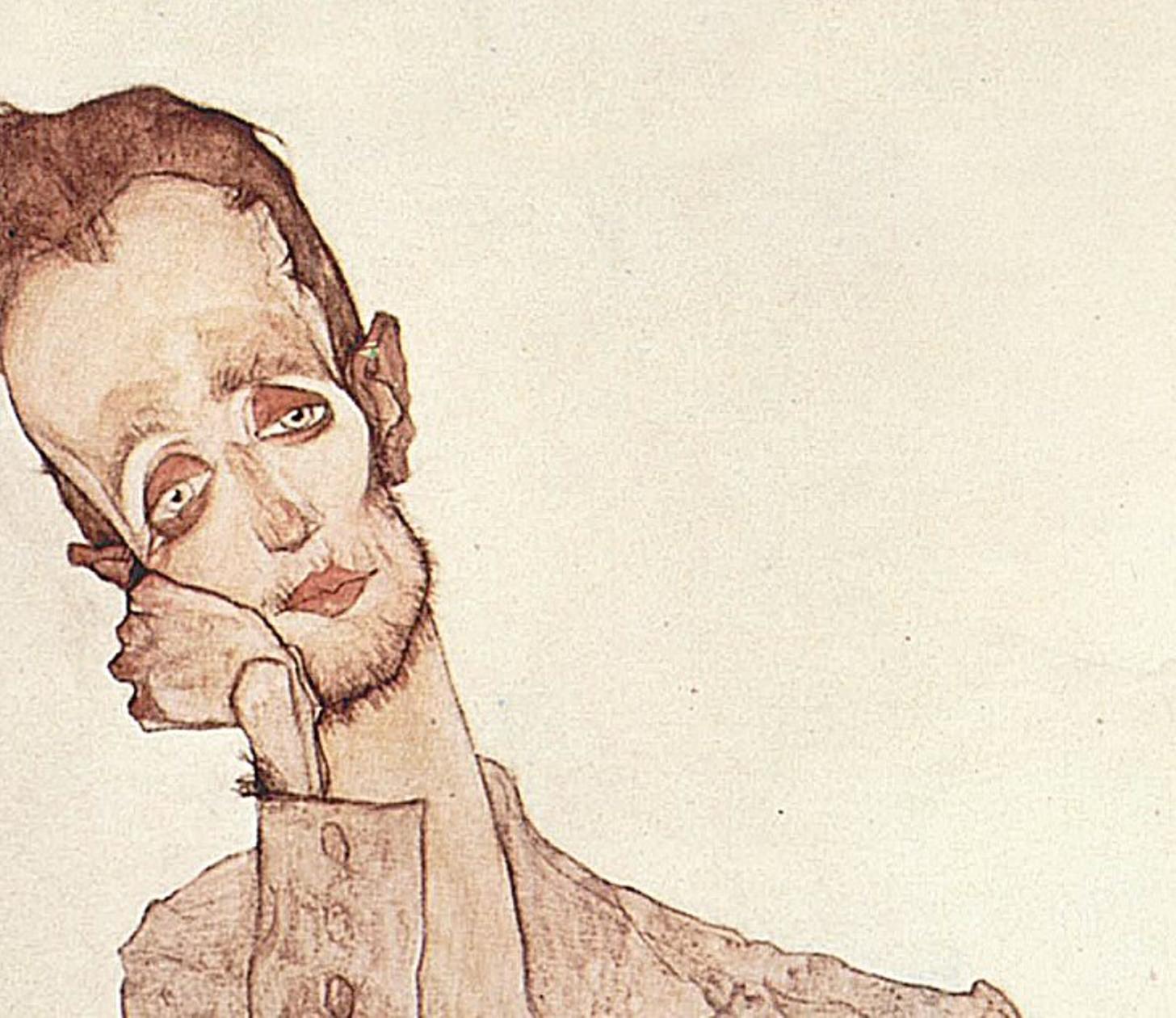 Эгон Шиле автопортрет 1910