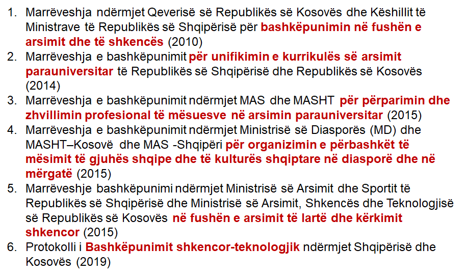 Bashkëpunimi Në Arsim Kosovë Shqipëri Peizazhe Të Fjalës