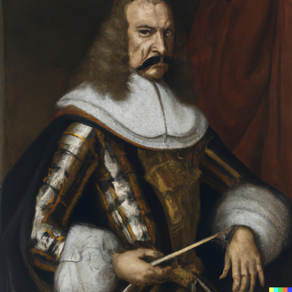 DALL·E 2022-10-19 14.00.05 – baroque painting portrait of Scanderbeg ...